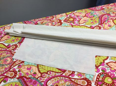 5 Concrtina each pattern piece into pleats