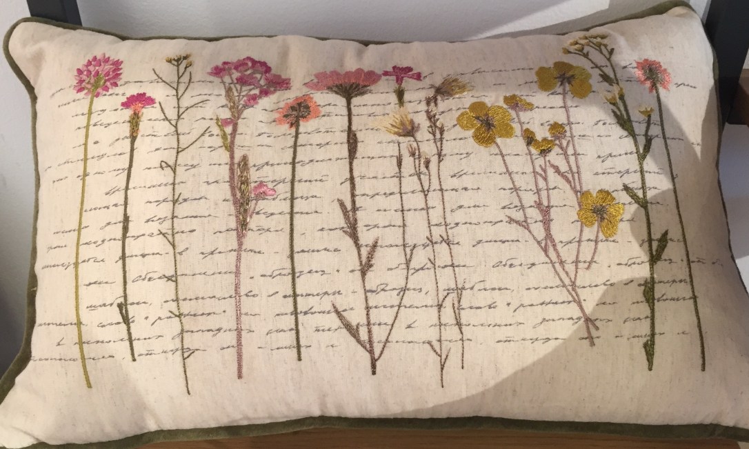 floral cushion